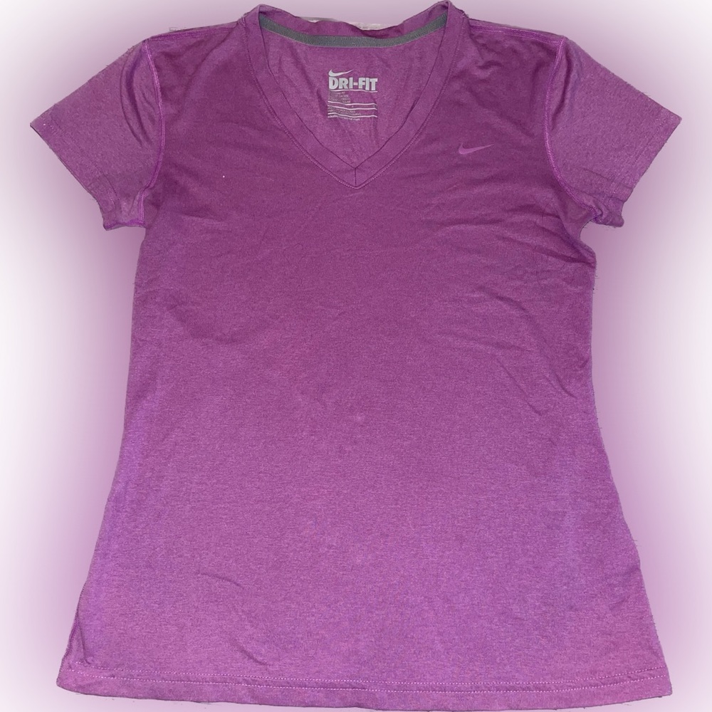 Ladies Nike Dri Fit V Neck Shirt